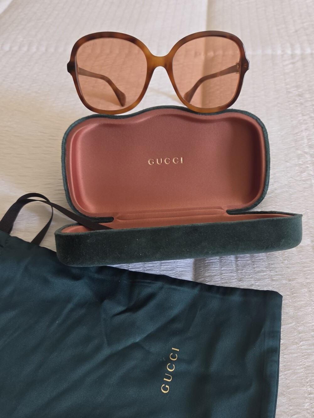 Gucci Women’s Oversized Brown Gradient Sunglasses